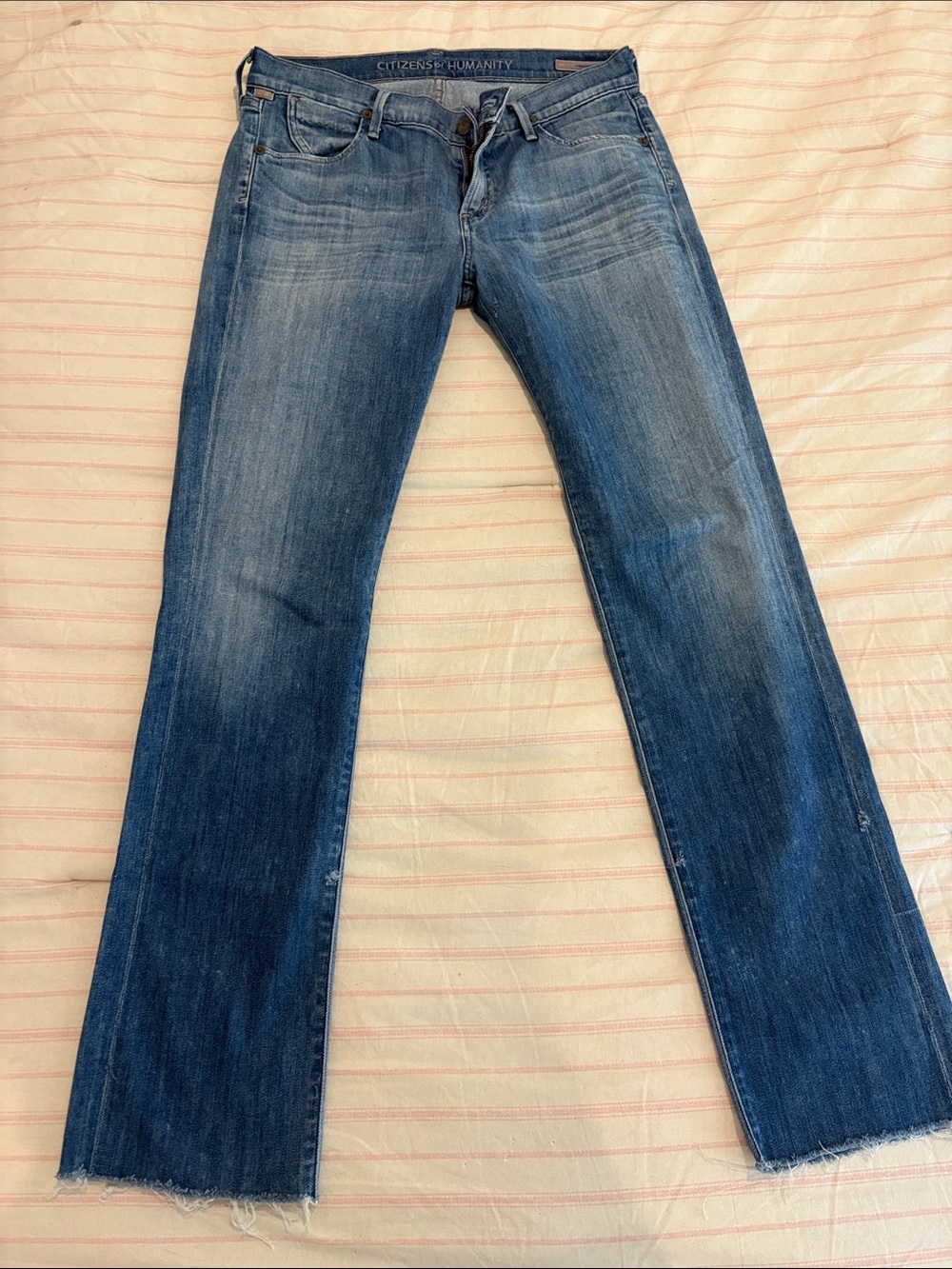 Citizens Of Humanity Men's Medium Blue Bootcut Jeans